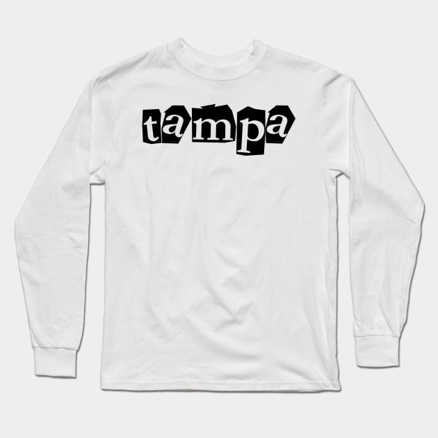 tampa bay, florida Long Sleeve T-Shirt by Toad House Pixels